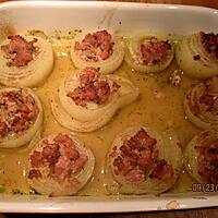 recette oignons farcis