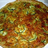 recette Quiche courgette et fromage de chévre