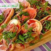 recette Mini bruschetta au jambon de Parme