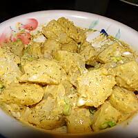 recette Salade de pommes de terre à la moutarde et à l'aneth