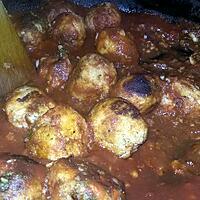 recette Boulettes de dorade a la sauce tomate