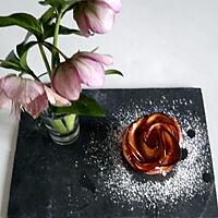 recette Rose feuilletée à la pomme