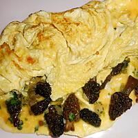 recette Omelette aux morilles