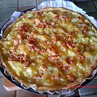 recette Tarte bonne franquette aux lardons