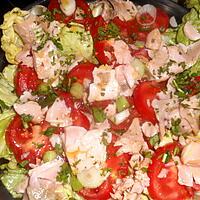 recette Salade au saumon