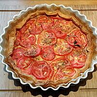 recette Tarte moutardée à la tomate