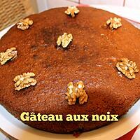 recette GÂTEAU AUX NOIX