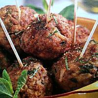 recette BOULETTES  A  L'ORIANTALE