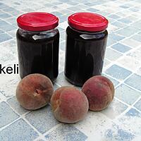 recette Confiture de pêches de vigne