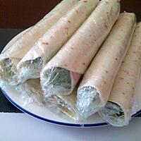 recette Wraps jambon & kiri