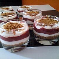 recette Verrines fraises & speculoos