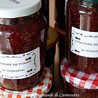 recette Confiture de figues rouges