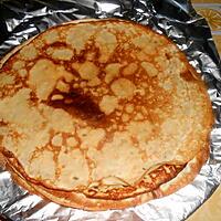 recette CREPES A LA POUDRE D'AMANDES