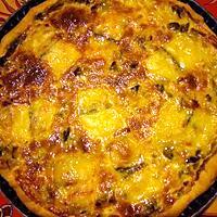 recette Quiche aux poireaux et au morbier