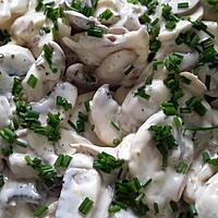recette Salade de champignons de Paris