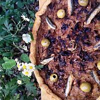 recette tarte à l'oignon façon pissaladière