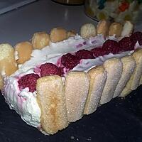 recette Charlotte mascarpone framboises