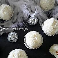 recette Bouchée noix de coco façon raffaello