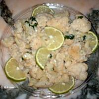 recette salade de chou-fleur au citron vert