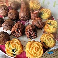 recette desserts muffins  myrtilles, ,  moelleux chocolat