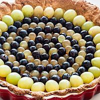 recette Tarte aux trois raisins