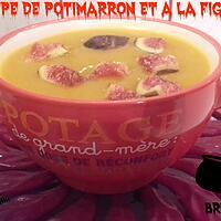 recette SOUPE DE POTIMARRON et de FIGUES au SOUPE&CO