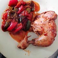 recette POULET BASQUAISE