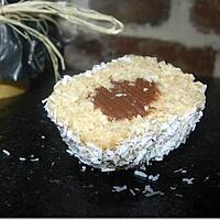 recette ** Saveurs d' ailleurs : Boule CoCo à la Mauricienne tendrement truffée de ganache chocolat**