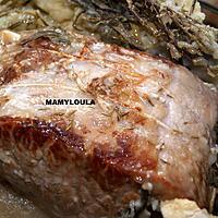 recette Rôti de porc en croûte de sel