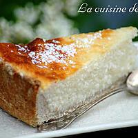 recette Tarte au flan et à la noix de coco