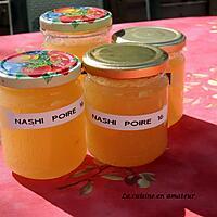 recette Confiture de nashis et poires