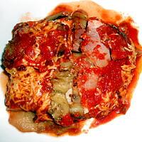 recette PARMIGIANNA D'AUBERGINES AU JAMBON