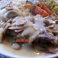 recette POULE AU RIZ