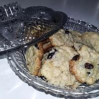 recette Cookies sans œufs a la banane et aux fruits secs