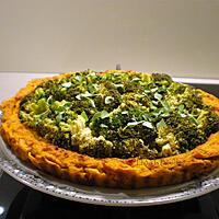 recette Tarte Carottes et Brocolis...