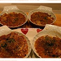 recette SAINT JACQUES CREVETTES AIL ET PERSIL