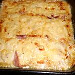 recette Gratin de poireaux au jambon et fromage a raclette