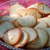 recette Tuiles aux amandes