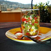 recette Petite verrine apéro colorée…