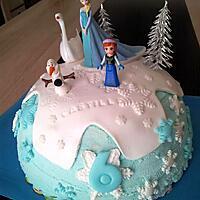 recette Gâteau d'Anniversaire La Reine des Neiges