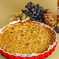 recette Tarte raisins noisettes