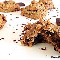 recette Biscuit aux noisettes et pépites de chocolat