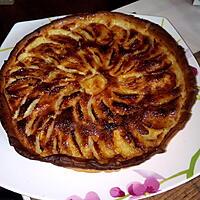 recette Tarte aux pommes et amandes