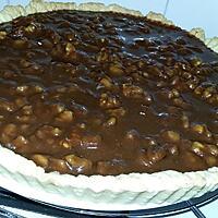 recette Tarte sablée au carambar beurre salé et noix
