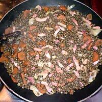 recette Lentilles aux lardons