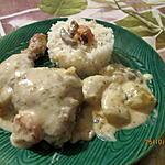 recette Cuisses de poulet en blanquette