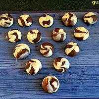 recette sablès "boule" marbrés