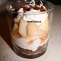 recette Tiramisu poires/crèpes dentelles caramel beurre salée