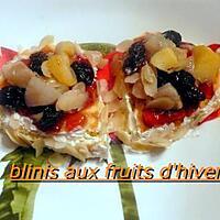 recette BLINIS AUX FRUITS D'HIVER