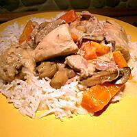 recette POULET "FACON BLANQUETTE"